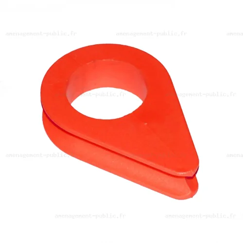 Cosse pleine avec alésage - Corde 16 mm